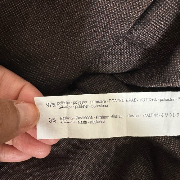 Zara Black Gray Skater Mini Skirt with Pleats - Picture 6 of 6